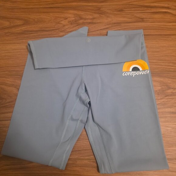 Lululemon x CorePower Align Pant 25" Blue Cast Sz 6 - Picture 2 of 3
